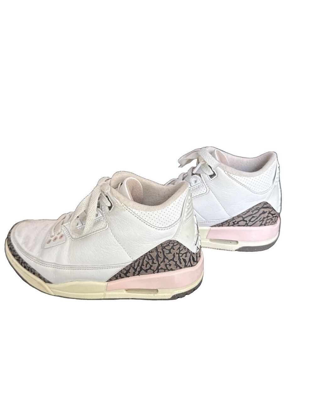 Nike Women's Air Jordan 3 "Dark Mocha" Mid-Top Sneakers. Size 6 - Picture 4 of 10